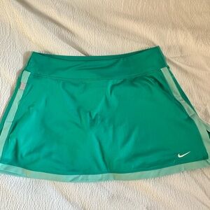 Nike Border Dri-Fit Blue / Green Tennis Skirt Skort